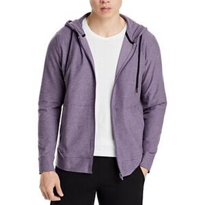 BEYOND YOGA Hoodie Mens XXL Purple Zip Up FREEFIT Hood Stretch Jacket $148